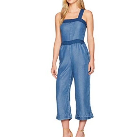 Splendid indigo striped jumpsuit main image 0